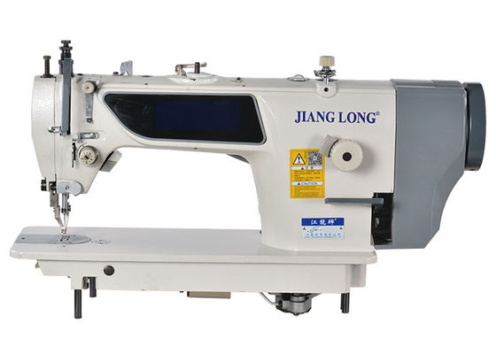 Computerized LCD Display 2500RPM Single Needle Flat Bed Sewing Machine